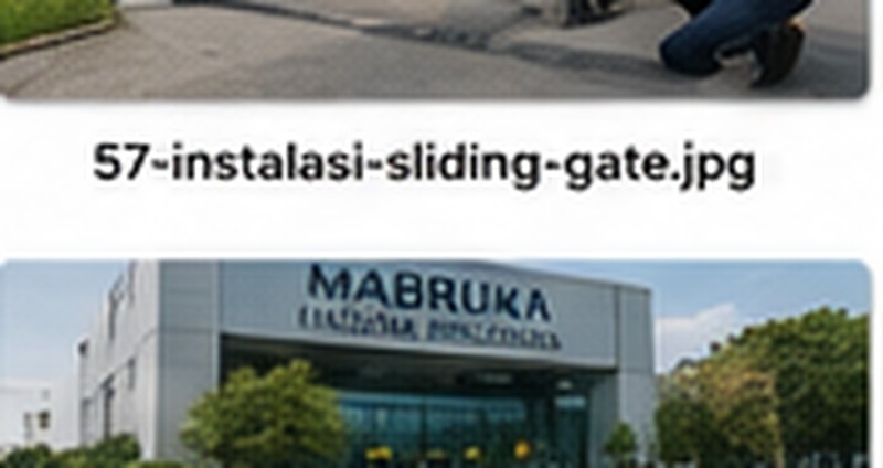 Pagar Otomatis Gedung