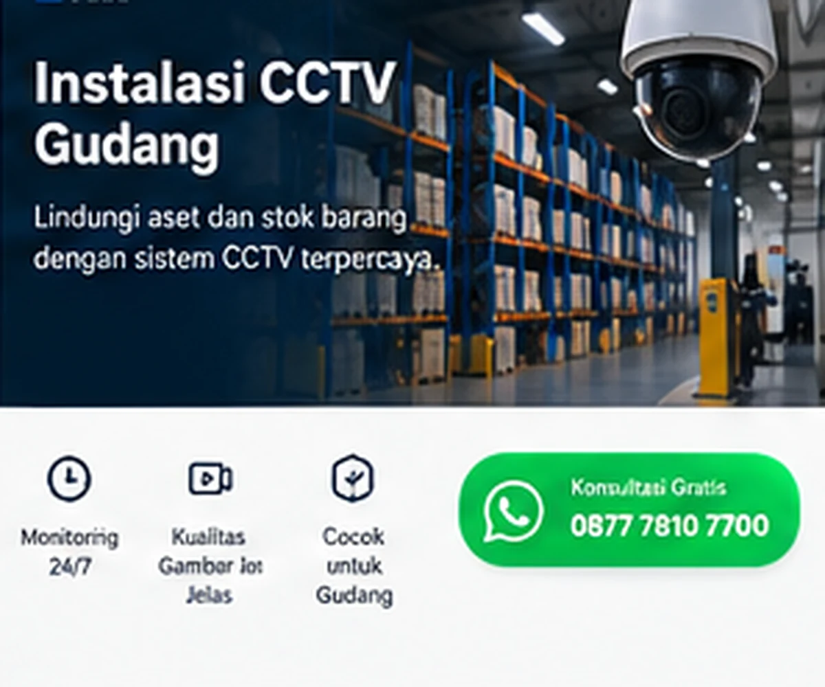 Instalasi CCTV Gudang PT Mabruka Inovasi Indonesia