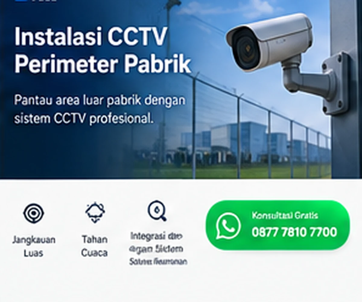 Instalasi CCTV Perimeter Pabrik PT Mabruka Inovasi Indonesia