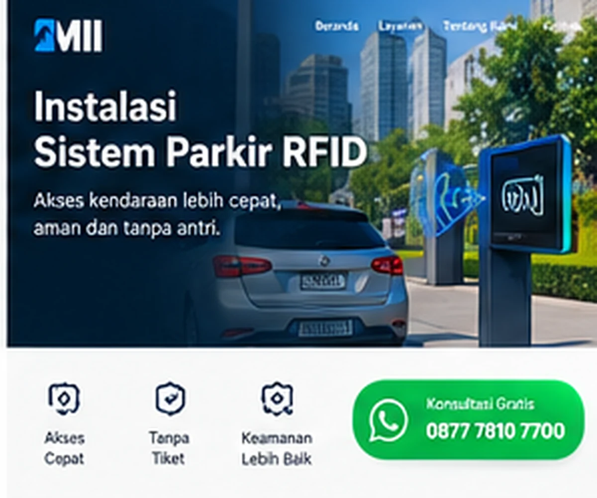 Instalasi Sistem Parkir RFID PT Mabruka Inovasi Indonesia