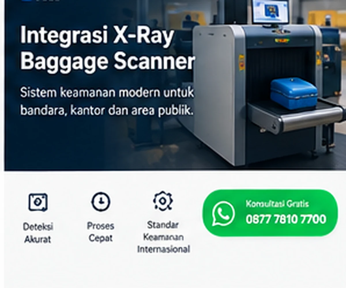 Integrasi X-Ray Baggage Scanner Security Screening PT Mabruka Inovasi Indonesia