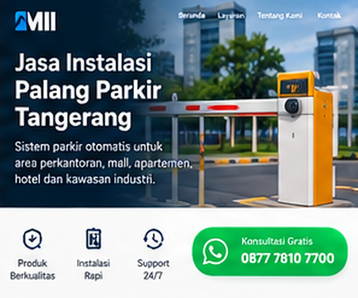 Jasa Instalasi Palang Parkir Jakarta PT Mabruka Inovasi Indonesia