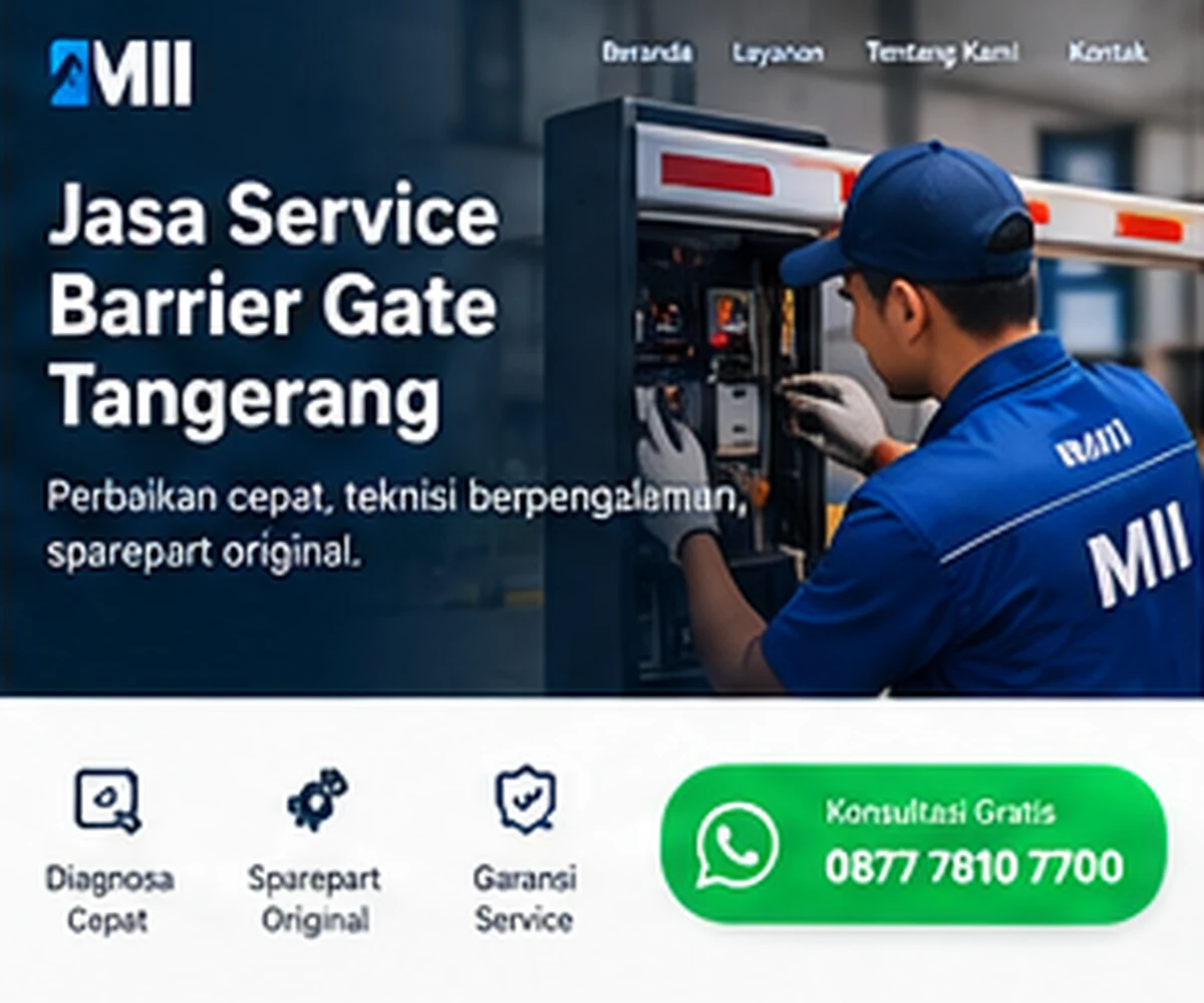 Jasa Service Barrier Gate Jakarta PT Mabruka Inovasi Indonesia