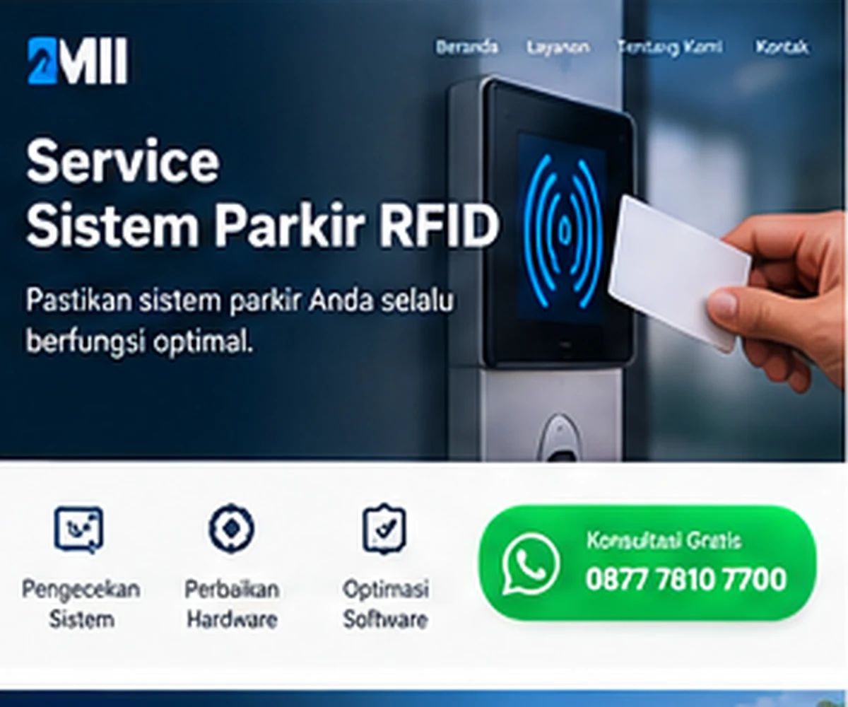 Service Sistem Parkir RFID PT Mabruka Inovasi Indonesia