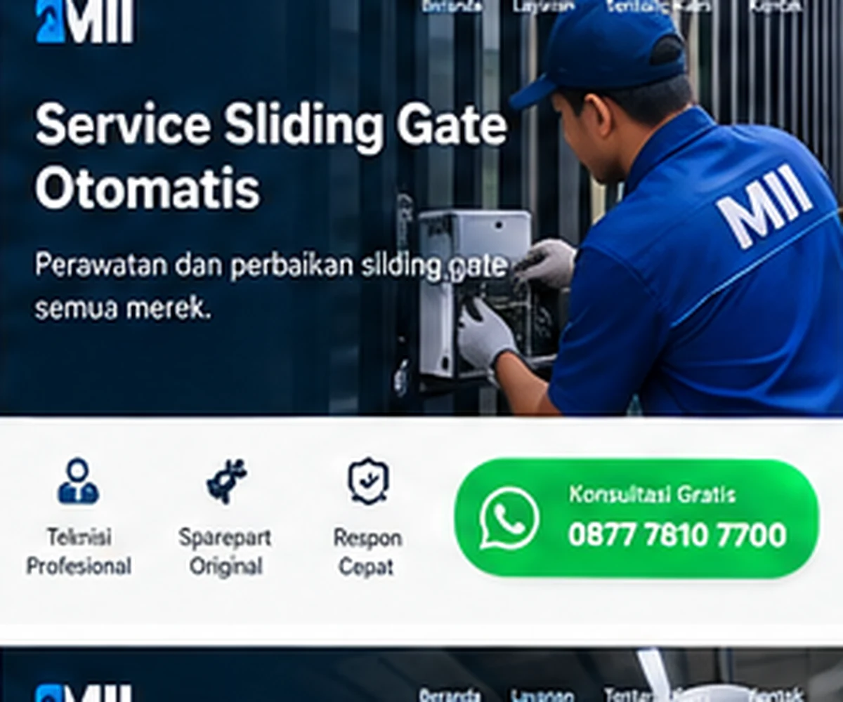 Service Sliding Gate Otomatis PT Mabruka Inovasi Indonesia