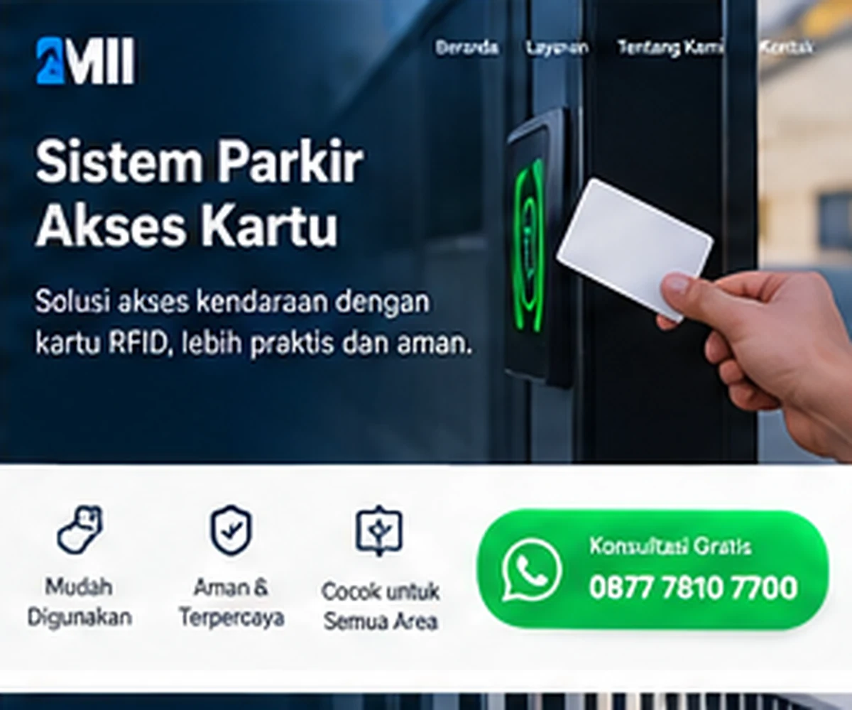 Sistem Parkir Akses Kartu PT Mabruka Inovasi Indonesia