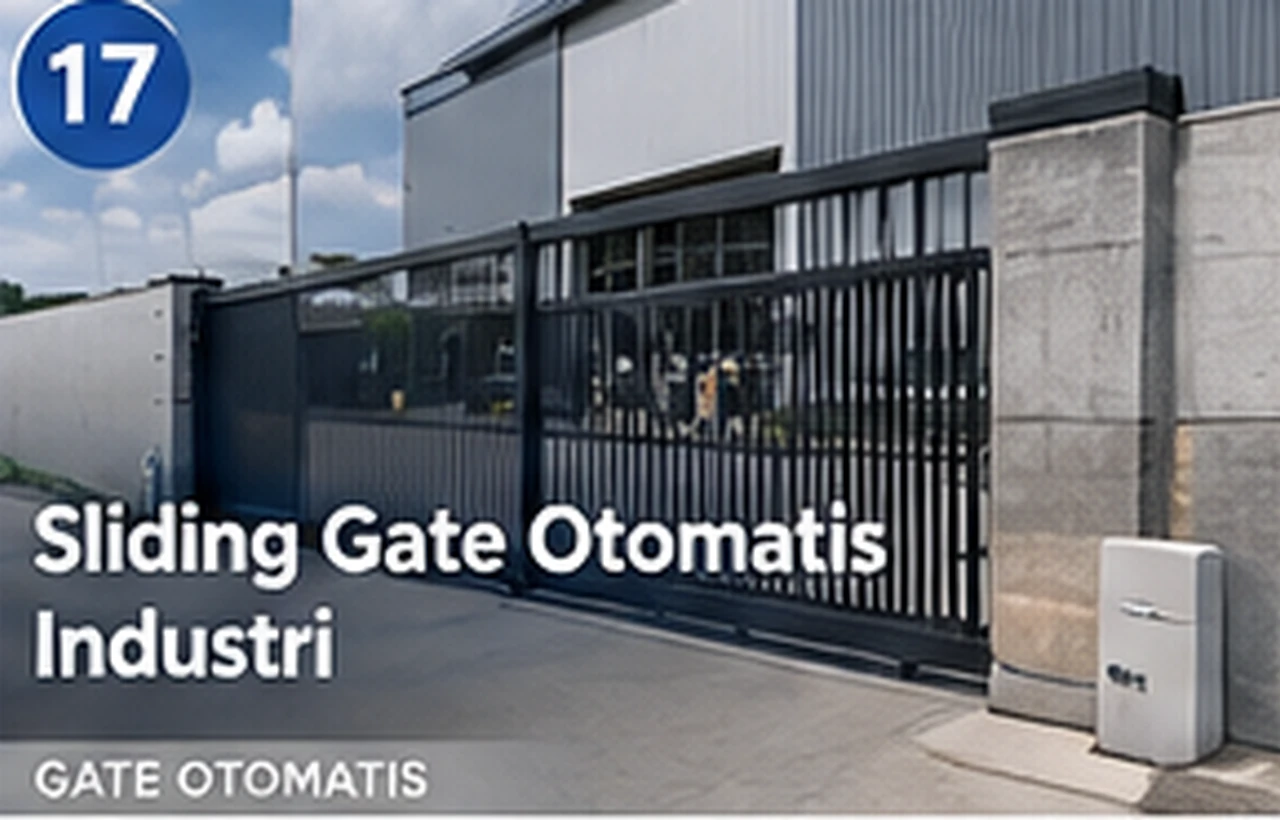 Sliding Gate Otomatis Industri