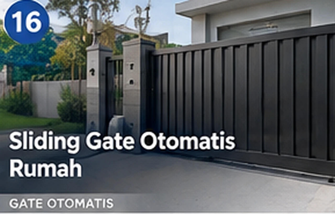 Sliding Gate Otomatis Rumah