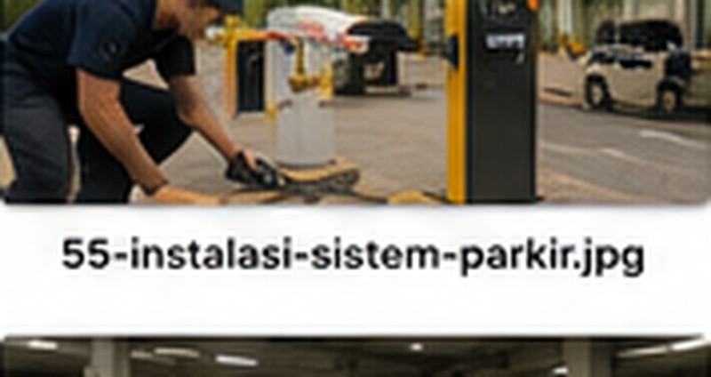 Instalasi Palang Parkir Otomatis