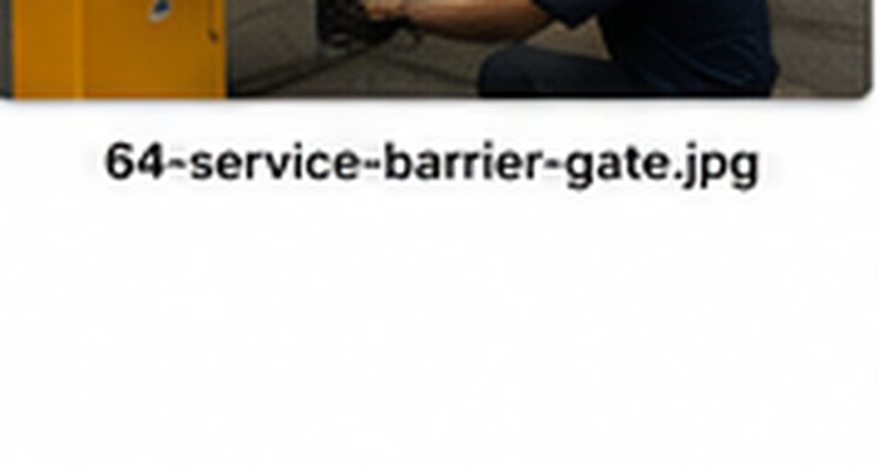 Service Barrier Gate